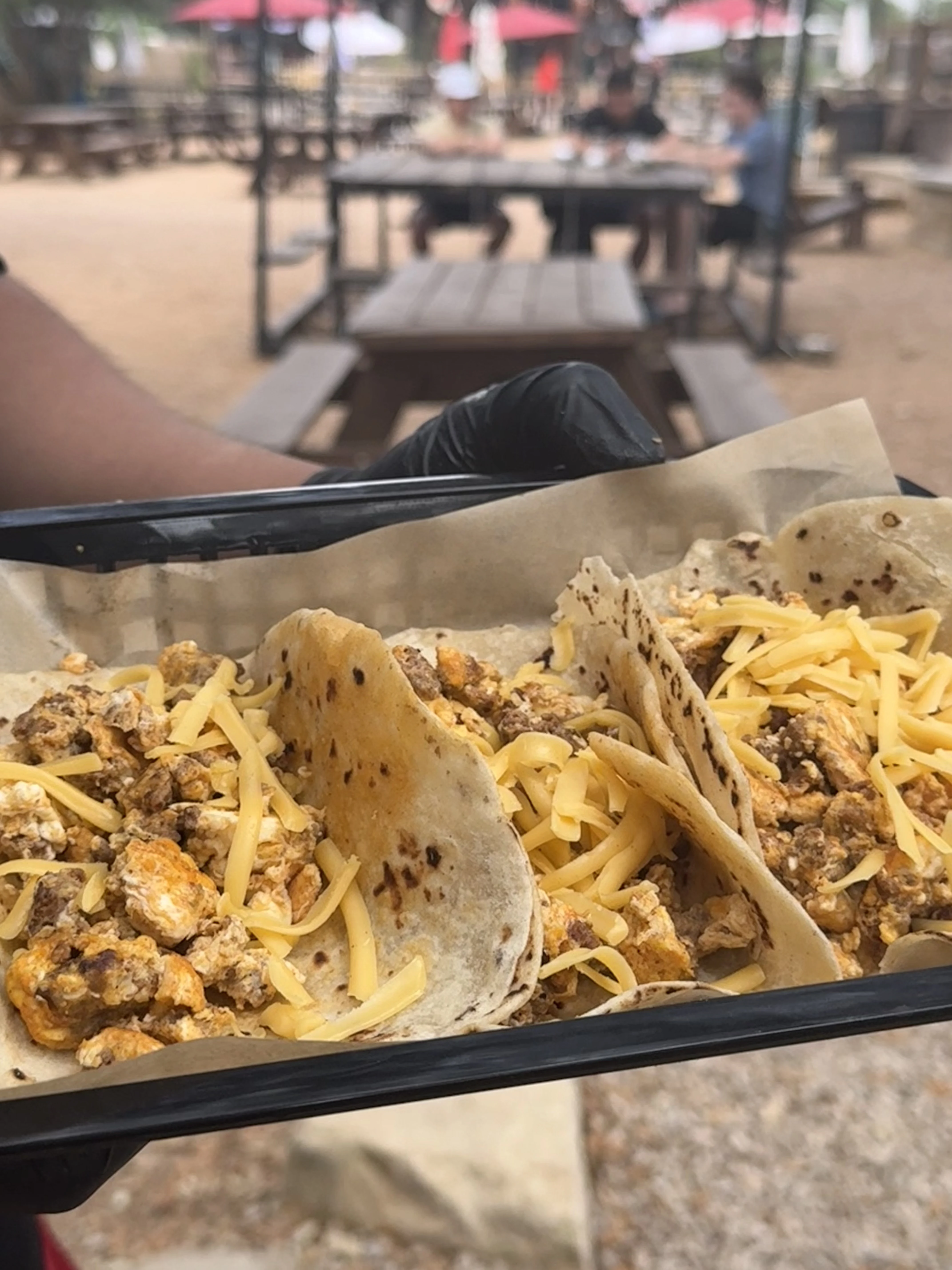 Pedro's BBQ Outdoor Patio - Relax and enjoy your BBQ in our shaded outdoor seating area