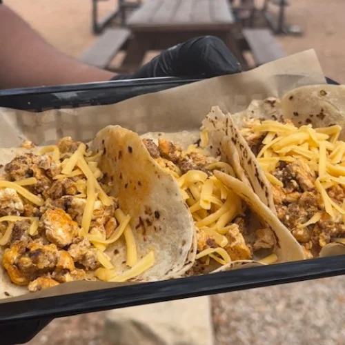 Chorizo & Egg Breakfast Tacos