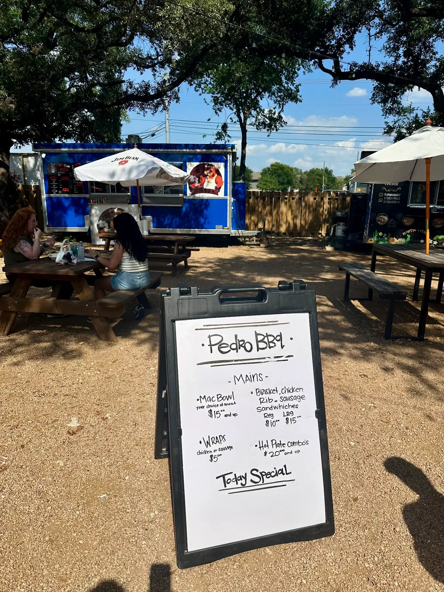 Pedro's BBQ Pitmaster smoking brisket in South Austin